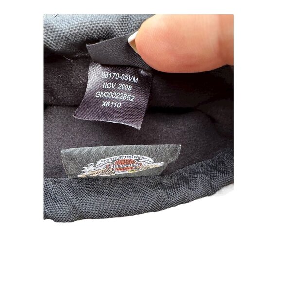 Harley-Davidson Mens L Gore-Tex Gauntlet Motorcycle Gloves Black 98170-05VM - Picture 5 of 8